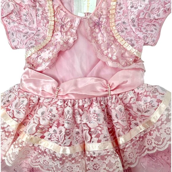 Toddler Girl's - Adorable Party Dresses in Pink, Purple, and White Floral, Size - Picture 7 of 16